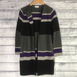 NWT-CALVIN KLEIN-Cardigan Sweater Size Medium (Petite)